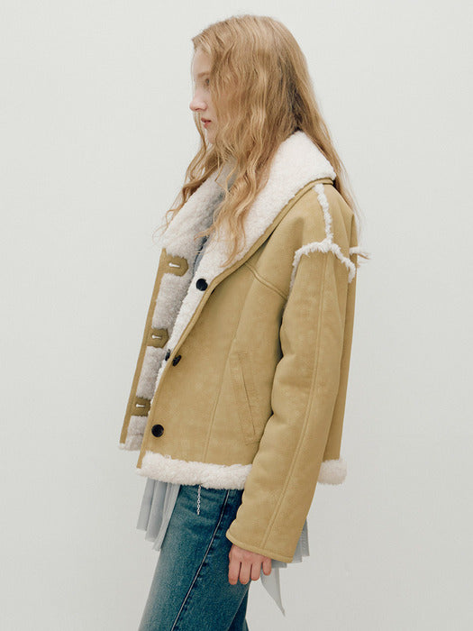 [raive] Reversible Mustang Jacket in Beige VM4WM011-91