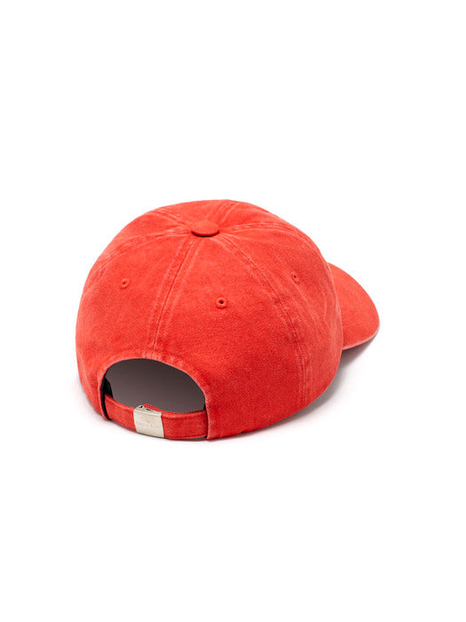 MATIN CURSIVE BALL CAP IN ORANGE