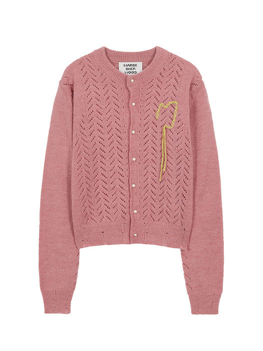 Margesherwood Scasi Knit Cardigan pink