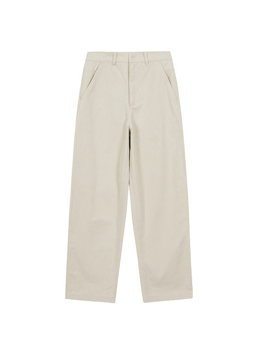 Margesherwood Washed Work Curve Pants light beige
