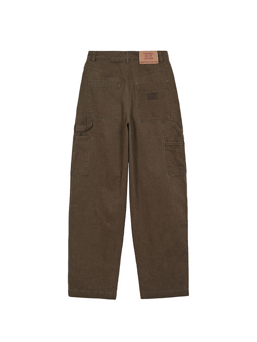 Margesherwood Washed Work Curve Pants khaki