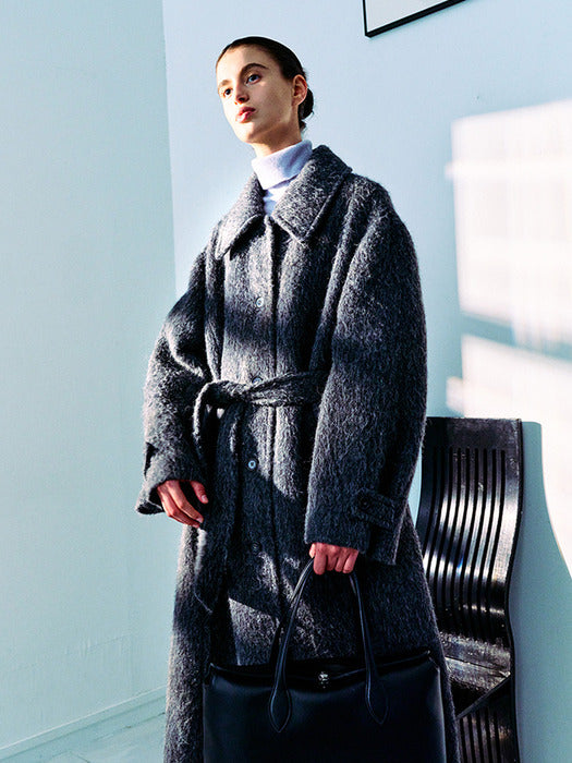[loeuvre] Wool Blended Single Coat SW4WH916-9E