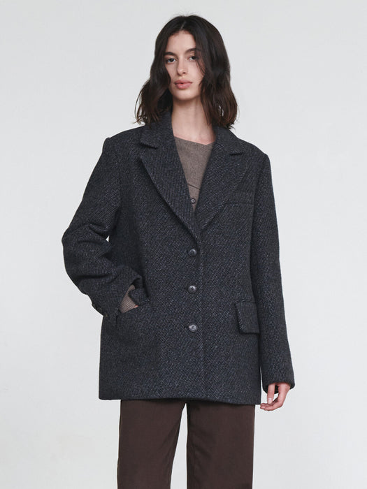 loeuvre Classic Wool Three-Button Jacket SW4WJ925-9E - View 3
