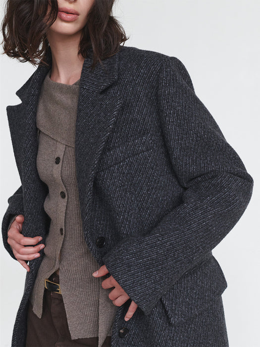 loeuvre Classic Wool Three-Button Jacket SW4WJ925-9E