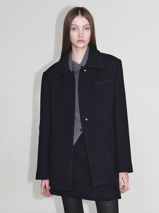 Loeuvre Wool Hourglass Jacket