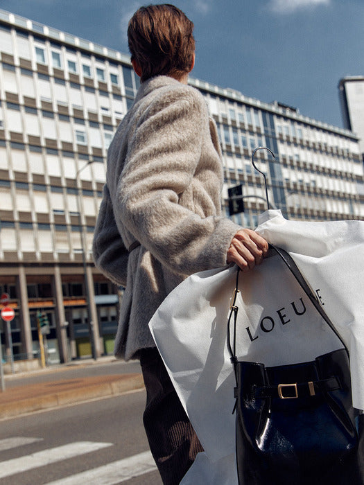 [loeuvre] Wool Blended Single Breasted Jacket SW4XJ441-90