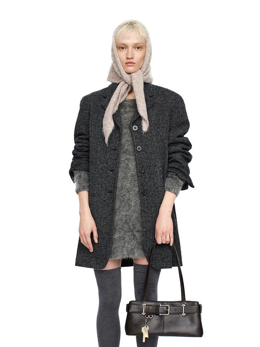 [osoi] SHOULDER BROCLE MINI [STAIN BROWN]