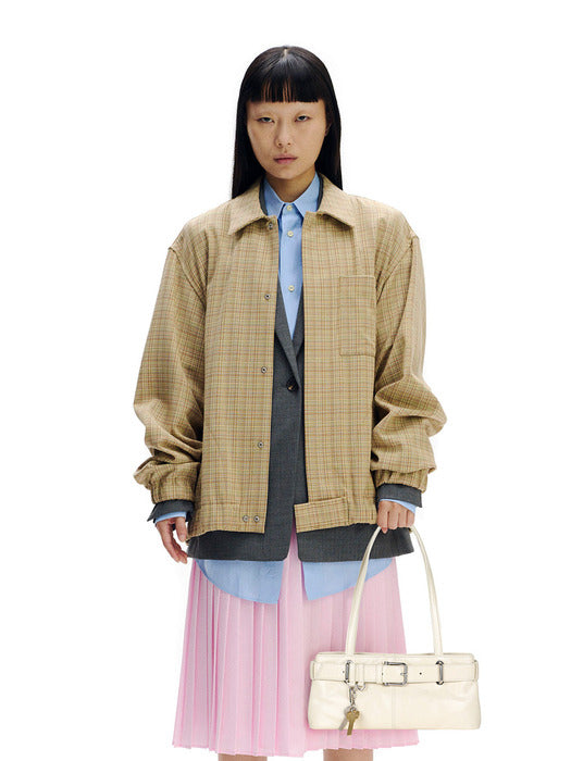 [osoi] SHOULDER BROCLE MINI [STONE CREAM]