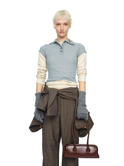 [osoi] BOAT WIDE MINI [CHOCO BROWN]