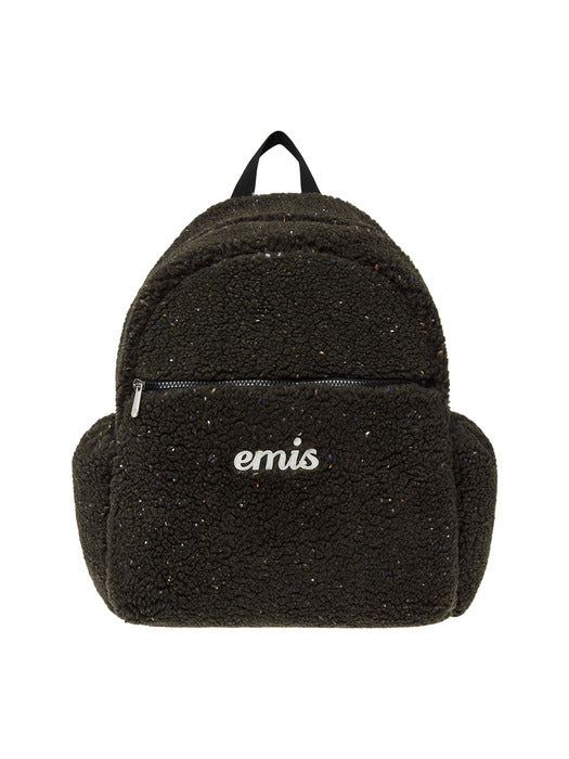 [emis] SHEARLING BACKPACK-KHAKI