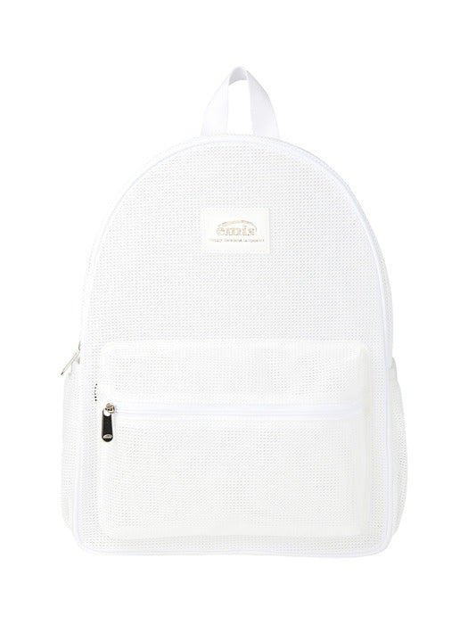 [emis] MESH BACKPACK-WHITE