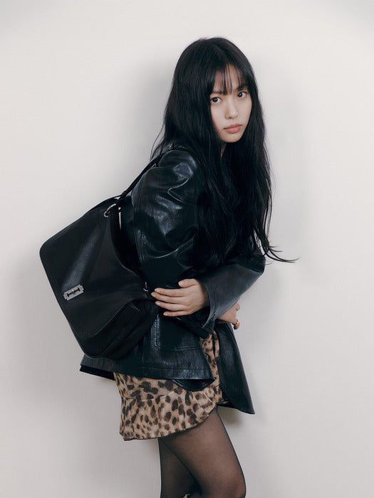 [vunque] [Highly Recommended] Perfect Talk About It Flap Shoulder L (2 Colors)