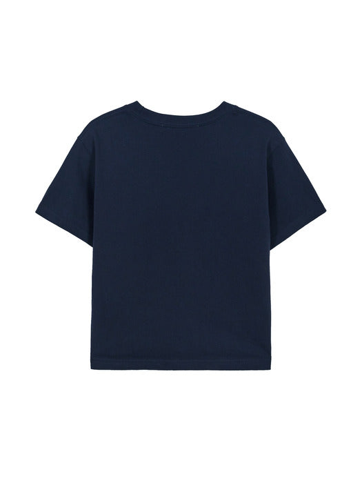 CROP T-SHIRT_navy