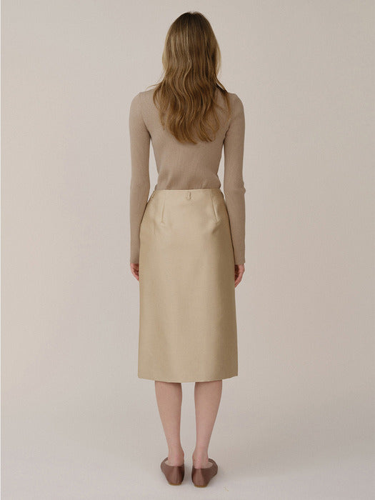 Kindersalmon Vera Satin Flat Brown-Gold