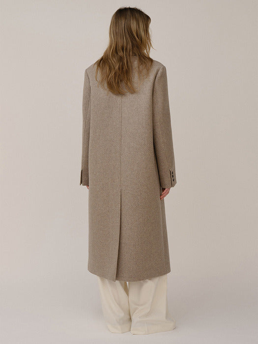 Kindersalmon Vannevar Coat Slate Melange