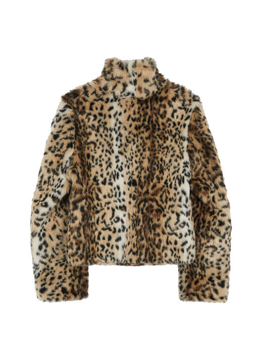 LEOPARD FUR JACKET_leopard