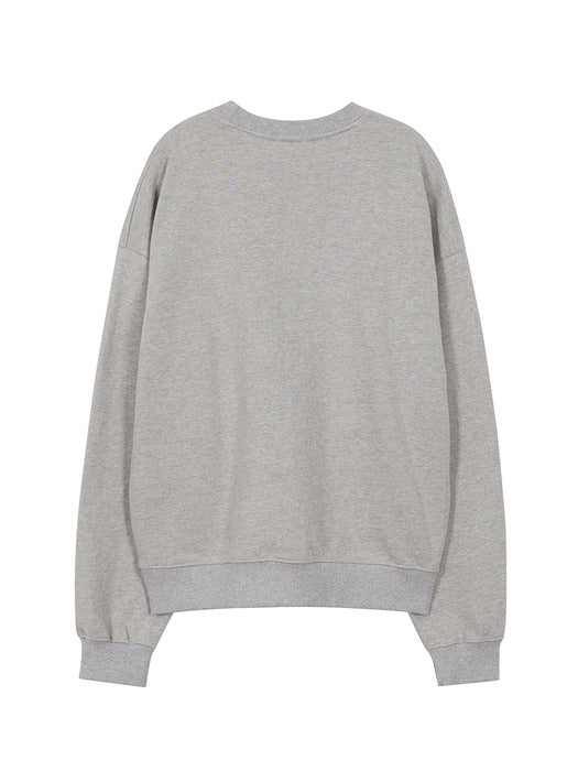 Margesherwood Star Logo Sweatshirt melange grey