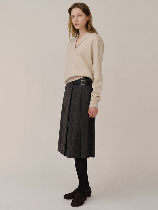 Kindersalmon Shawl Collar Pullover Mocha