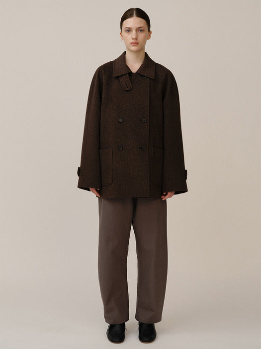Kindersalmon Metis Half Coat Taupe