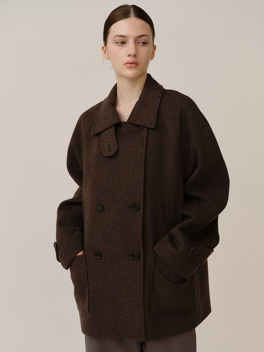 Kindersalmon Metis Half Coat Taupe