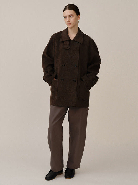 Kindersalmon Metis Half Coat Taupe