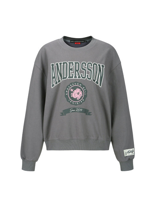 [andersson bell] (WOMEN) ADSB COLLEGE LOGO SWEATSHIRTS atb1301w