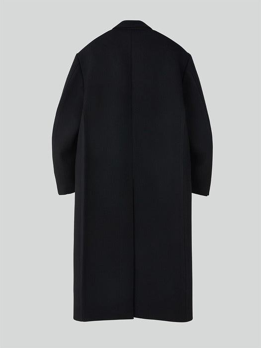 [recto] RC SINGLE BREASTED TAILORED COAT (BLACK)