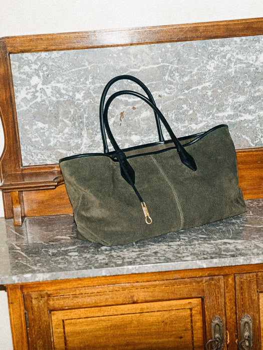 Mango Maniplease Troy Suede Bag