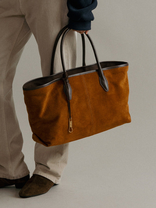 Mango Maniplease Troy Suede Bag