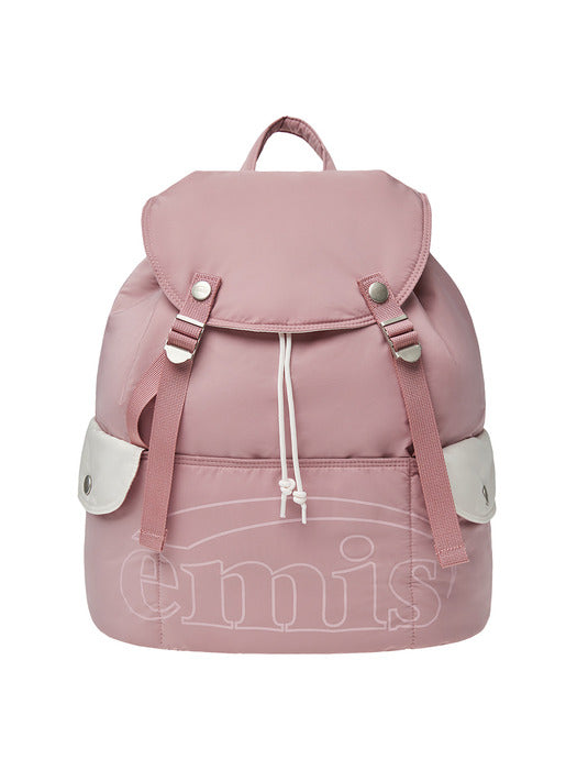 [emis] OUT LINE LOGO BACKPACK-PINK