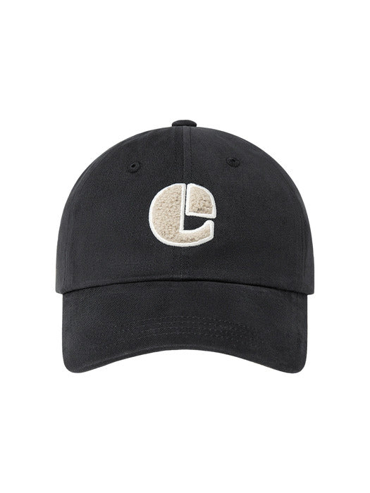 Emis Boucle Vintage Logo Ball Cap-Black