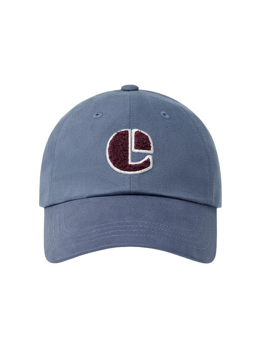 Emis Boucle Vintage Logo Ball Cap-Blue
