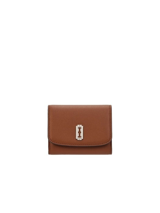 [vunque] Camel Occam Lune Slit Half Wallet