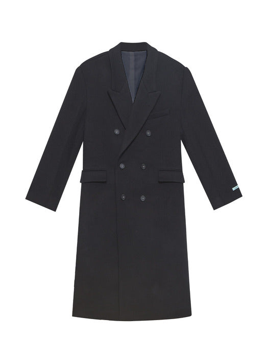 [Instantfunk] Oversized Wool Double Long Coat