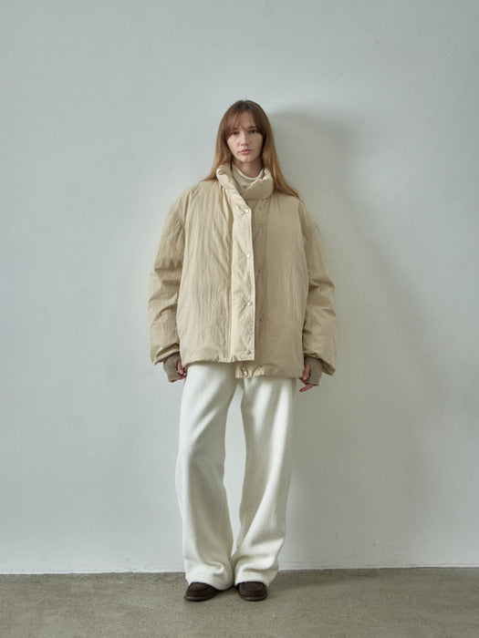 Volume Puffer Goose Down Padding - Beige
