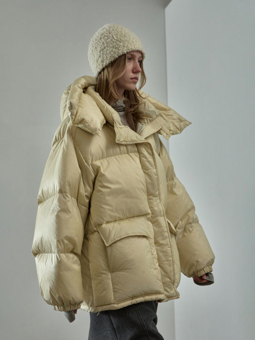 Goose Down Half Padding_butter