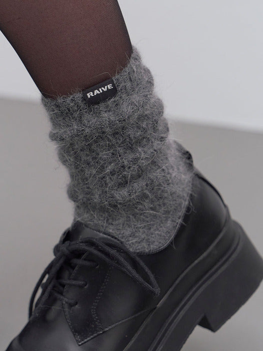 [raive] Angora Mixed Socks VX4WK004_3color