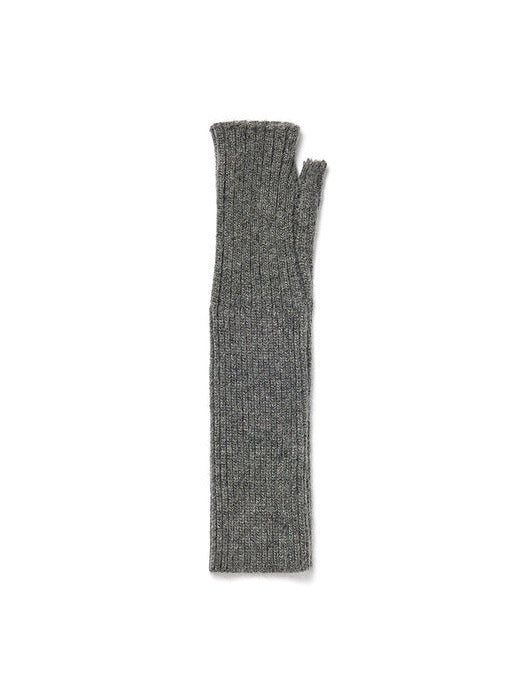 MATIN RIBBED HAND WARMER IN GREY