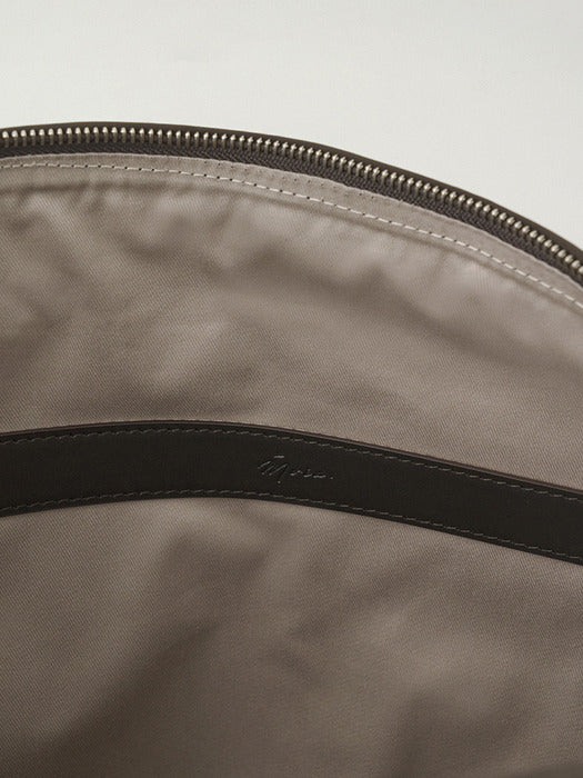 lake padded bag (deep brown)