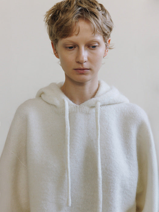 [moia] hooded sweater (ivory)
