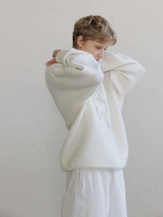 [moia] hooded sweater (ivory)