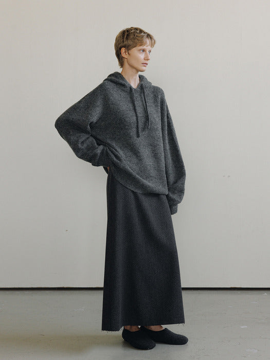 [moia] hooded sweater (charcoal)
