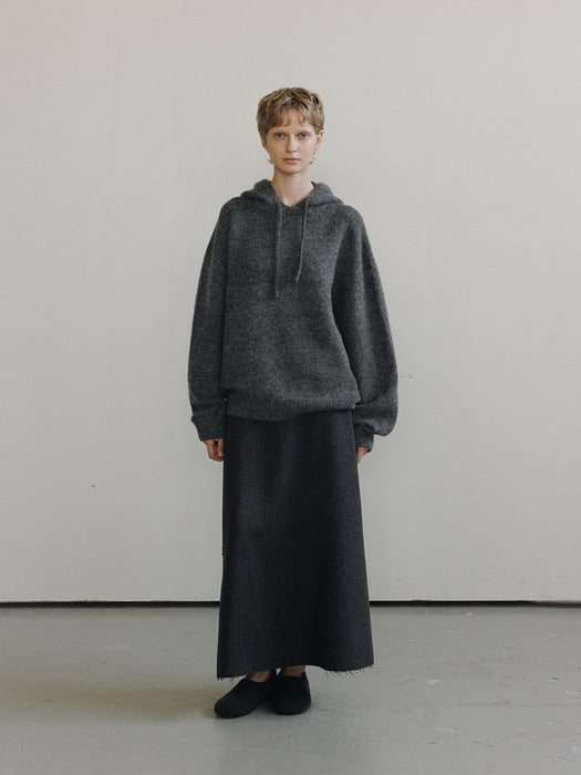 [moia] hooded sweater (charcoal)