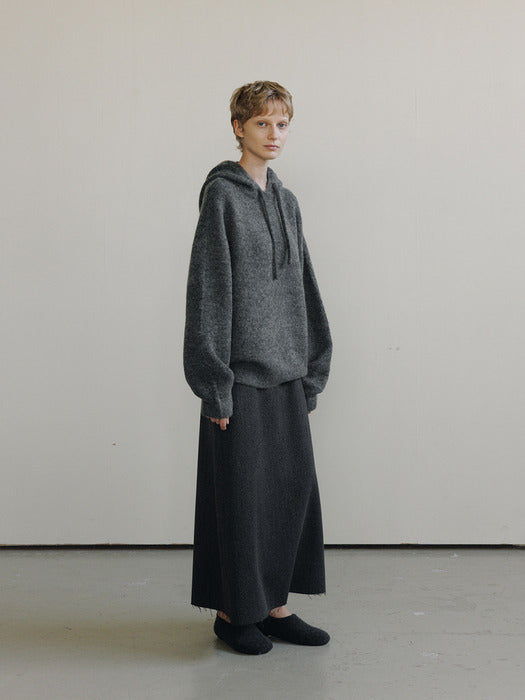 [moia] hooded sweater (charcoal)