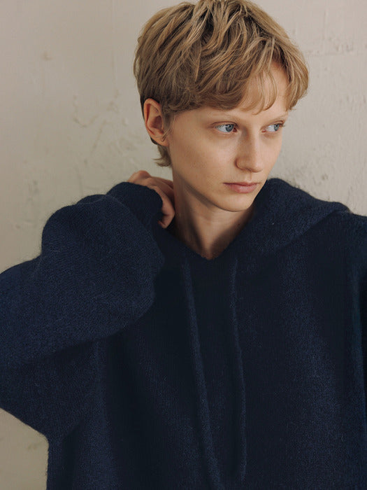 [moia] hooded sweater (navy)