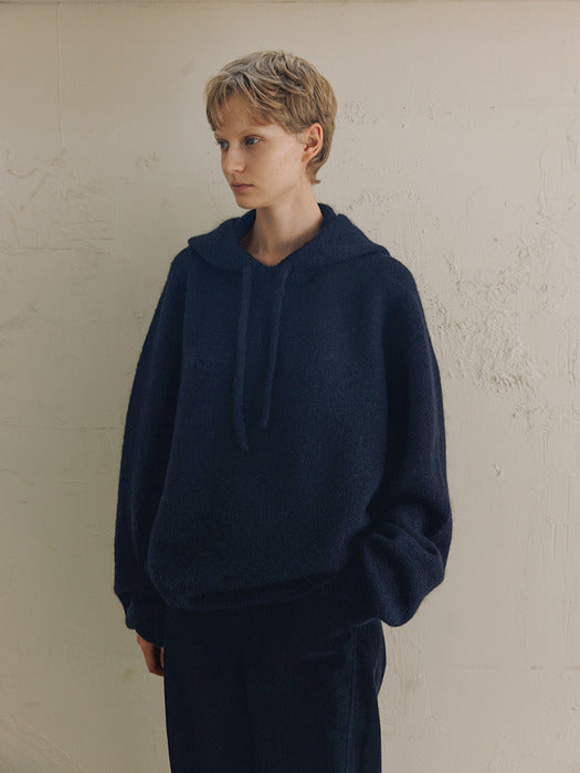 [moia] hooded sweater (navy)