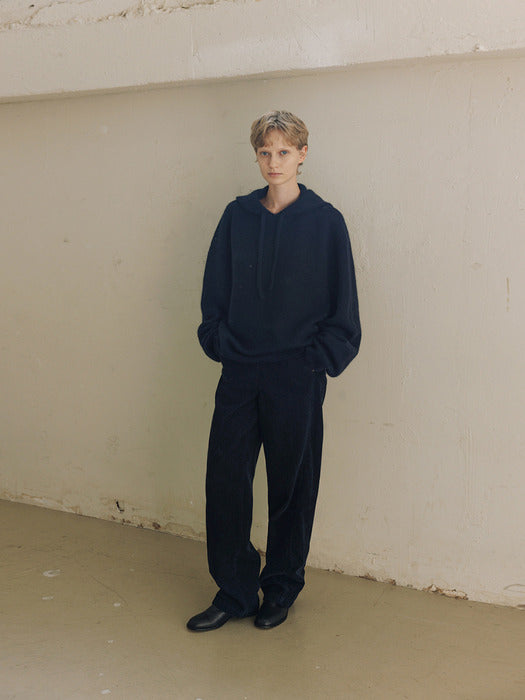 [moia] hooded sweater (navy)