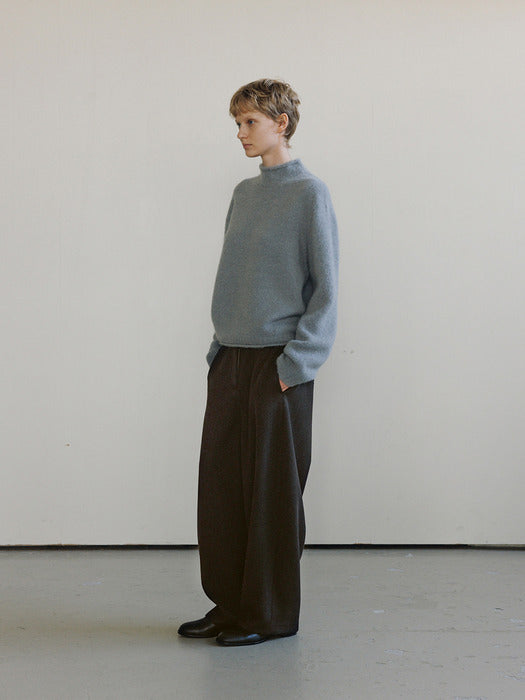 [moia] mock neck pullover (baby blue)