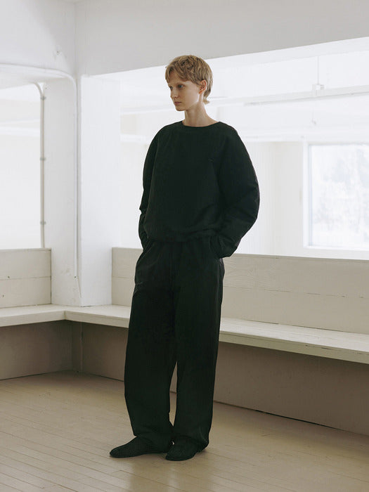 [moia] padded string pants (black)