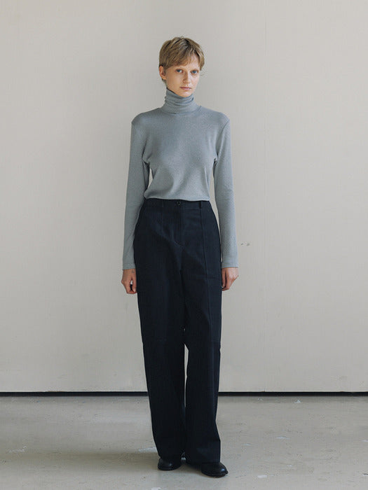 [moia] cotton chino pants (navy)